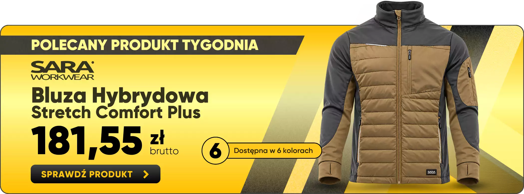 Sara - bluza hybrydowa stretch Compfort Plus